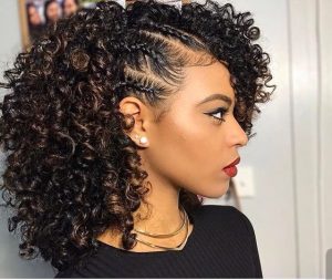curls and cornrows