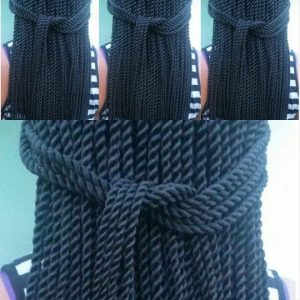 pulled back rope twists