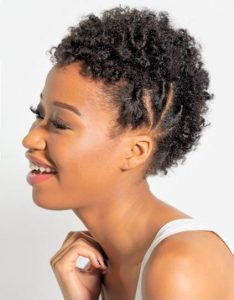 short frohawk with flat twists