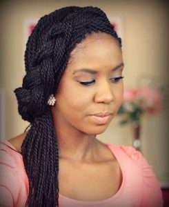thin rope twists with side braid