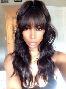 Remy Body Wave With Bangs