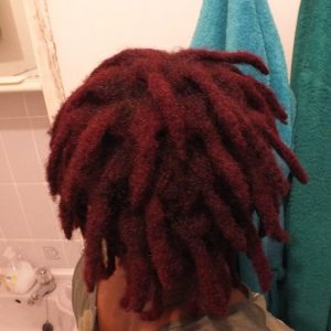 Red Afro Dreads