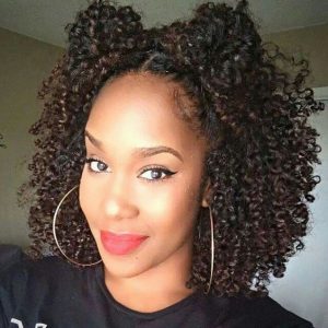 Wash And Go With Double Buns