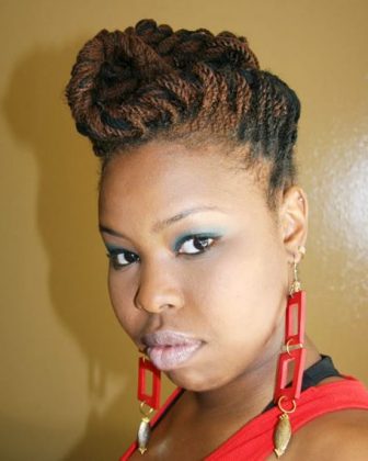 Yarn Twists Hair Styles and Updos