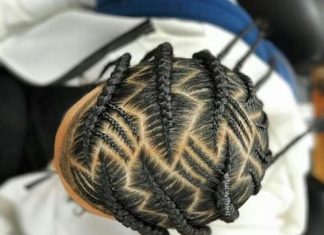 zig zag large and small iverson braids
